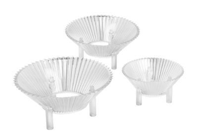 Polycarbonate reflectors for LEDs